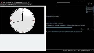 3D Analog Clock | Homework solution to @paulmcwhorter's Python 3D Graphics Tutorial 14