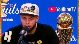 Stephen Curry Postgame Interview - Game 6 - Warriors vs Celtics | 2022 NBA Finals