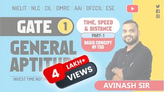 Time, Speed \u0026 Distance (Part-1) | Basic Concepts | General Aptitude by Avinash Sir