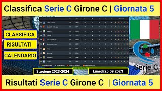 Classifica Serie C Girone C oggi | Risultati Serie C Girone C oggi