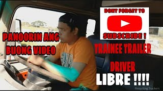 PROSESO KUNG PAANO MAG APPLY AS TRAINING TRAILER DRIVER