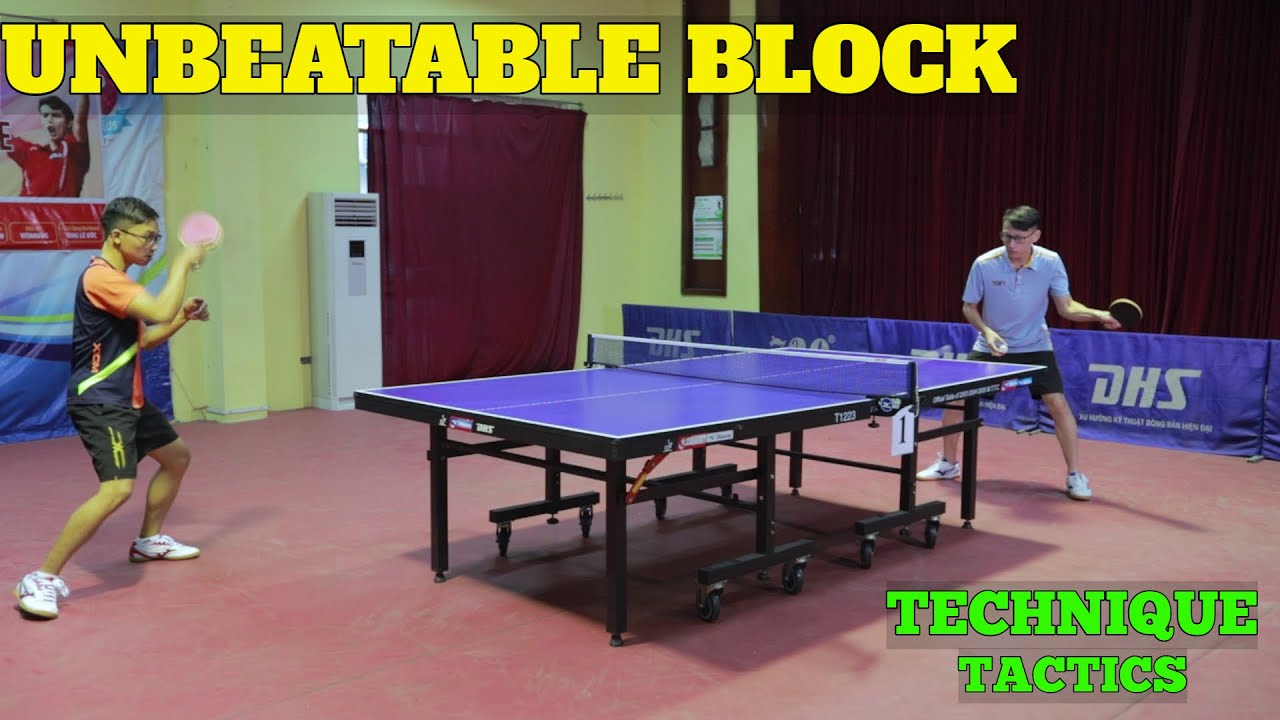 Learning UNBEATABLE Block - Technique, Tactics | MLFM Table Tennis ...