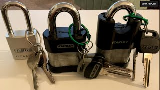 ABUS STANLEY PADLOCKs Great Giant Giveaway MonFeb24 Crappy Luxury G-Shock Casio Random Rob EcoDrive