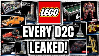 EVERY Lego 2022 D2C/18+ Set LEAKS! (15+ SETS!)