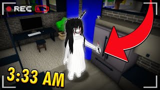 I Caught A Ghost On Camera in Roblox Brookhaven at 3AM...