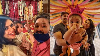 Actor nakul family photos|nagul daughter akira cute photos collection| mother birthday celebration..