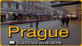 █▬█ █ ▀█▀ Prague Walking Tour | Old Town, Charles Bridge \u0026 Landmarks - 📖 Subtitles