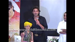 Bobby Deol is all complements for Dwij Yadav, the ten-year old actor of 'Nanhe Jaisalmer'