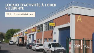 Locaux d'activités à louer - 288 m² - Villepinte