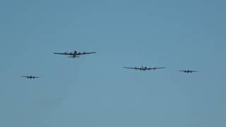 B-29's & B-25's Missing Man Formation - Oshkosh 2017 - Saturday
