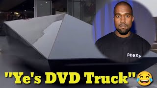 Kanye West's WILD $2 Million Yeezy Cybertruck Revealed! Fans Annoyed With The Design