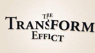 Easy Glitches (The Transform Effect) - Adobe After Effects tutorial