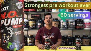 GXN NO PUMP pre workout 60 servings full review. Strongest pre workout ever in India.