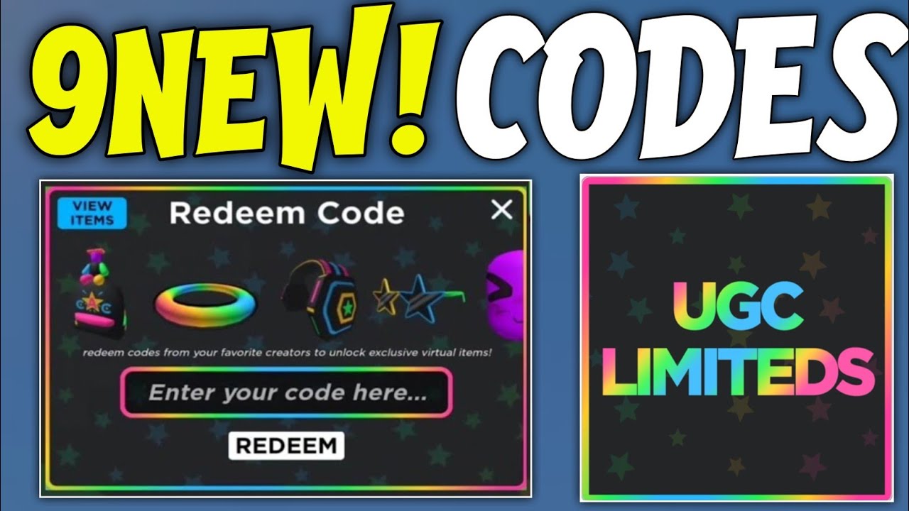 21 JAN ⚡UGC LIMITED CODES 2024 | ROBLOX UGC LIMITED CODES 2024 | REDEEM ...