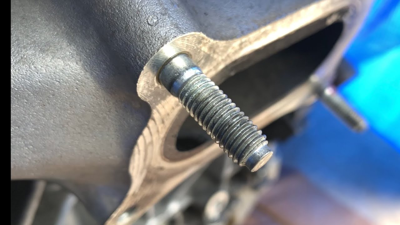 How To Remove Broken Exhaust Manifold Bolts Without A Welder At Homer ...