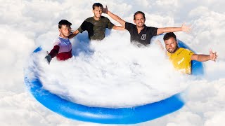 We Put 100 Kg Dry Ice In Pool - Our Pool Starts Boiling