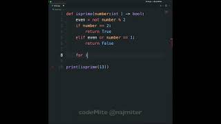 Python Program - Prime Number Checker but FASTER! #tutorial #python
