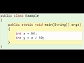 Java Division 1: Java integer division discards the remainder