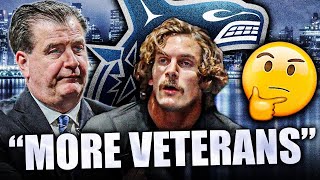 REFUTING The Canucks' Need For MORE VETERAN LEADERSHIP (Vancouver NHL News & Trade Rumours 2021)