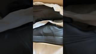 Unboxing Nike Air Force 1 noir #nike #unboxing #nouveau #shorts