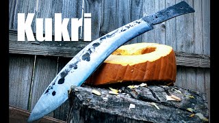 Forging A Kukri And Chopping Stuff