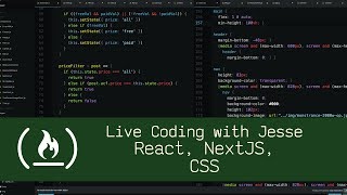 React, NextJS, CSS - Live Coding with Jesse