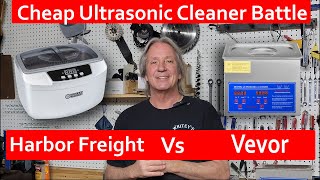 2 low cost Ultrasonic cleaners Battle head to head