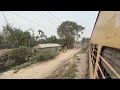 scenic train journey dewanhat to new coochbehar onboard bamanhat siliguri intercity nfr