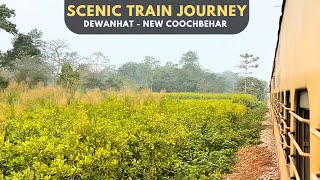 Scenic Train Journey | Dewanhat to New Coochbehar | Onboard Bamanhat - Siliguri Intercity | NFR