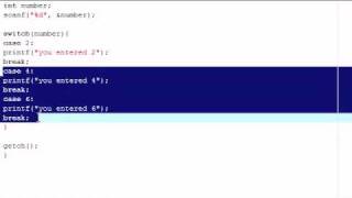 YouTube C Programming Tutorial 8 Switch Statement