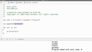 The Swift Array append Method