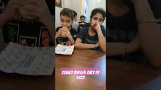 ZORKO BURGER KI LOOT ONLY AT RS22 #ZORKO #burger #macdonald #sasta #burgers