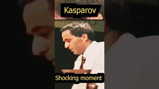 Garry Kasparov Shocking Moment Against Viswanathan Anand #shorts