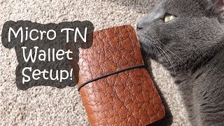 Micro Traveler's Notebook Wallet Setup | DIY and Hacks