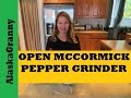 How to Open McCormick Pepper Grinders...Easiest Way