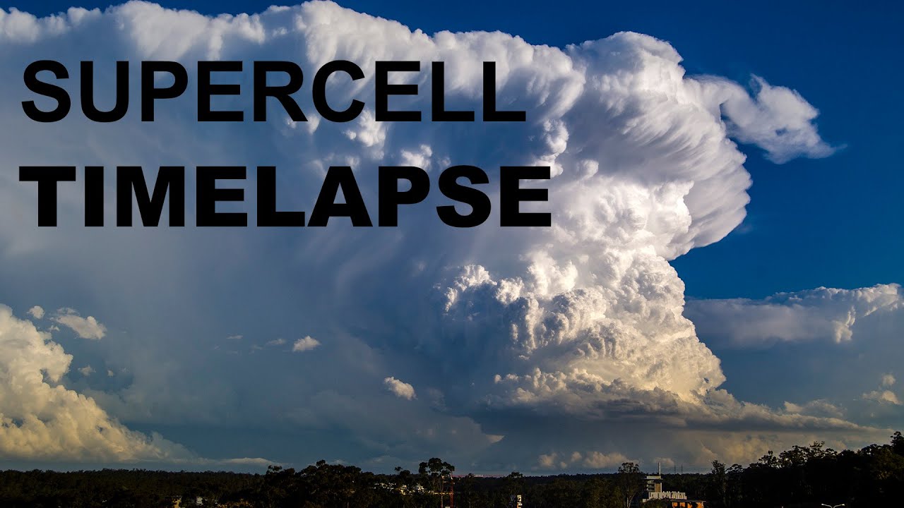 Supercell Timelapse Gold Coast Australia November 15 2013 Youtube