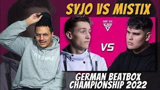 SYJO vs MISTIX | LOOP 1/4 FINALE | German Beatbox Championship 2022 | REACTION