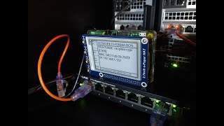 Raspberry Pi - Waveshare 2.7 inch E-Paper screen demo