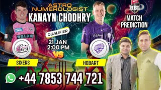 match prediction today  BBL 2025 Qualifier Match  Hobart Hurricanes vs Sydney Sixers