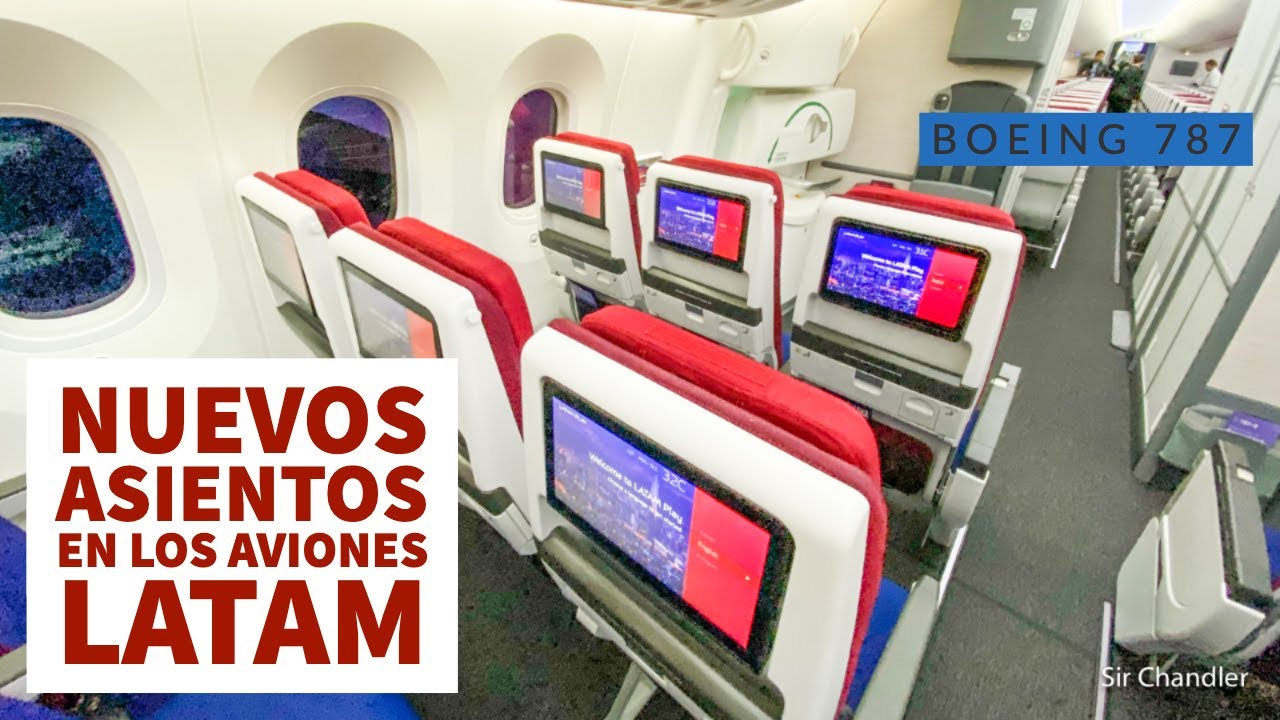 Así Son Los Nuevos Asientos Y Cabina En Los Aviones De LATAM - YouTube