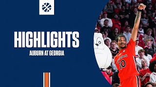 Auburn Men's Basketball - Highlights at Georgia
