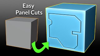 Easy Panel Cuts | Blender Secrets