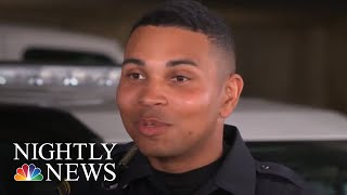 Former Marine Overcomes The Odds To Become A Police Officer | NBC Nightly News