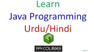 Java Beginners Tutorials Urdu/Hindi #1 Important Programming Terms Java