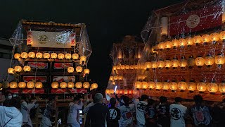 西条祭り　2022 風伯神社例大祭　松之巷屋台　常盤巷屋台　喜多町屋台