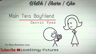 Main Tera Boyfriend Song | Raabta | Arjit S | Animinated Love | Sushant Singh Rajput Kriti Sanon |
