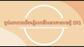 การสอนแบบสืบเสาะหาความรู้ 5e