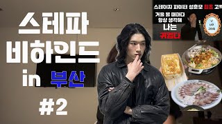 [특별편] 스테파 비하인드 In 부산 2편 ㅣ 광안리, 해운대, 개미집..거의 관광객 ㅣ 부산콘서트