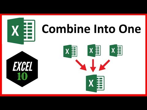 How To Combine Multiple Workbook to One Workbook In Excel How To Combine Multiple Workbook to One Workbook In Excel