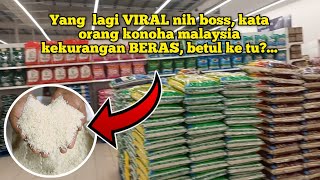 Siapa yang bilang malaysia kekurangan beras wooy || iri bilang boss